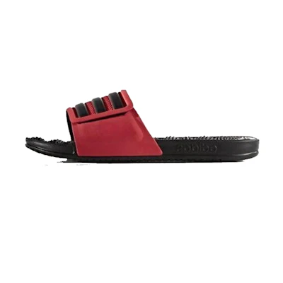 adidas Sandal Adissage Black Red Slippers 'Black Red'