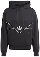 adidas Seasonal Archive Logo Embroidered Drawstring Hoodie Black HR5335