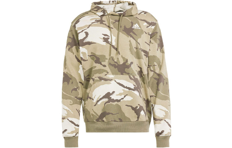 adidas Seasonal Essentials Camo Print Hoodie Khaki IN7122