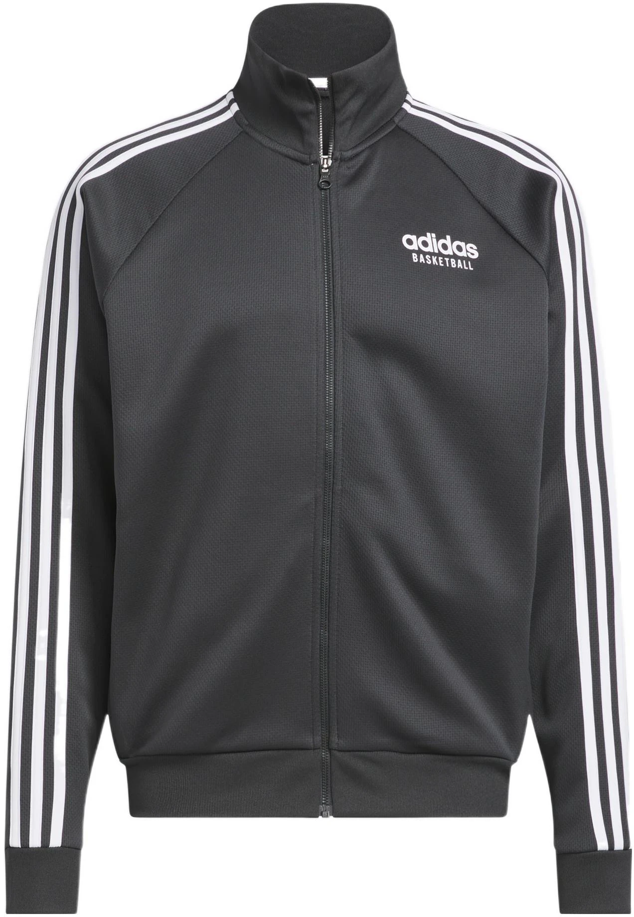 adidas-select-carbon-black-logo-print-striped-zip-up-sports-jacket-ic-2413