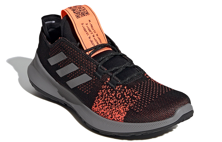 Lookbook adidas Sensebounce + Ace Shoes 'Core Black Grey Three Signal Coral' EG1025