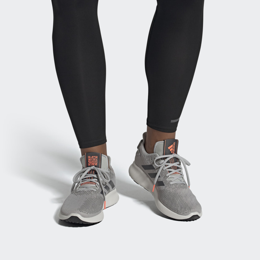 Sizing adidas SenseBounce+ Street 'Kelabu Signal Coral' EG1029