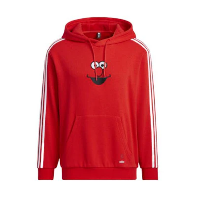 adidas Sesame Street Elmo Striped Hoodie Unisex Red HD7300