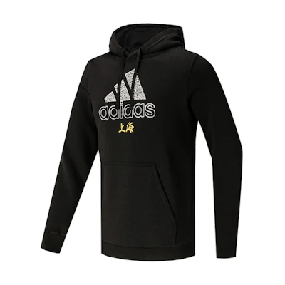 adidas SH Open Source Shanghai Logo Retro Sweatshirt Men’s Black GL4568