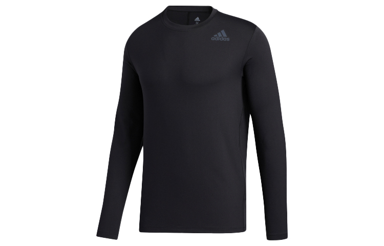 adidas Sha Gold Crew Black 3-Stripes Breathable Training Sweatshirt FS4257