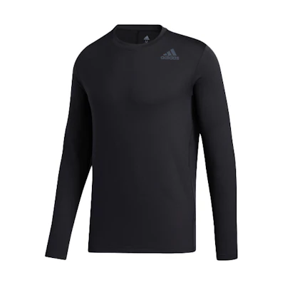 adidas Sha Gold Crew Black 3-Stripes Breathable Training Sweatshirt FS4257