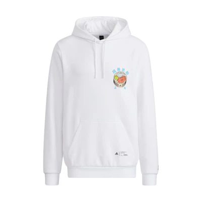 adidas Shanghai Logo Print Hoodie White HG0631