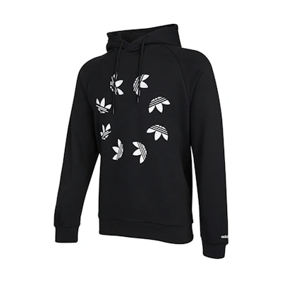 adidas Shattered Trefoil Graphic Pullover Sweatshirt Black () H37736