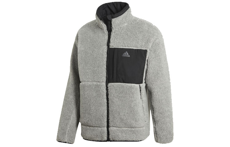 adidas Sherpa Reversible Jacket Grey Asia Edition GF0051 圖 4