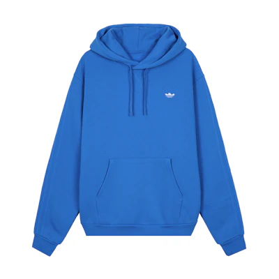 adidas Shmoo Solid Logo Pullover Hoodie Blue HK9866