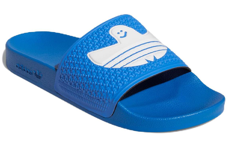 Lookbook 愛迪達 Shmoofoil 拖鞋『Blue Bird』GY6942