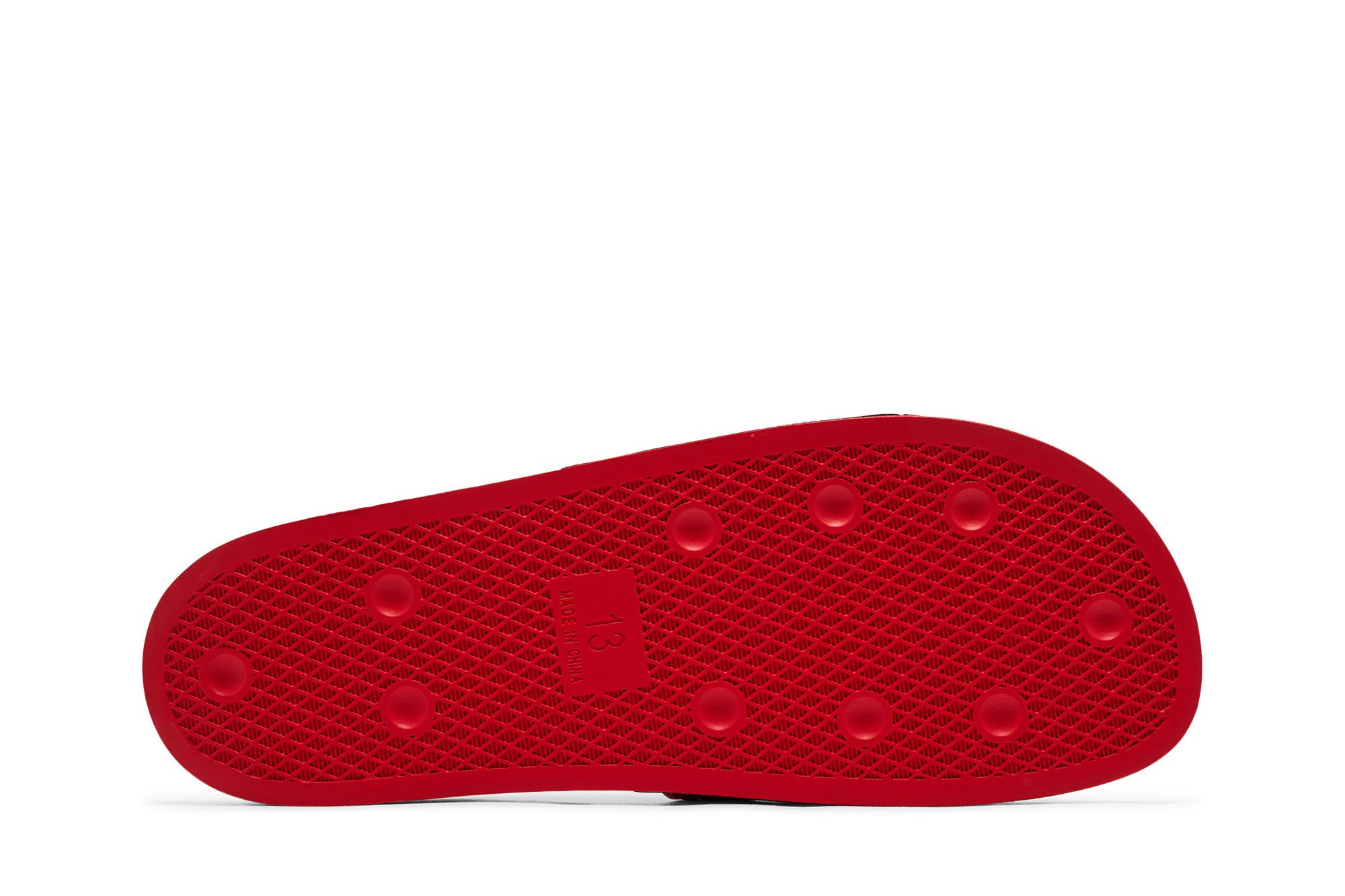 Shop アディダス シュムーフォイル スライド "スカーレット" GY6943