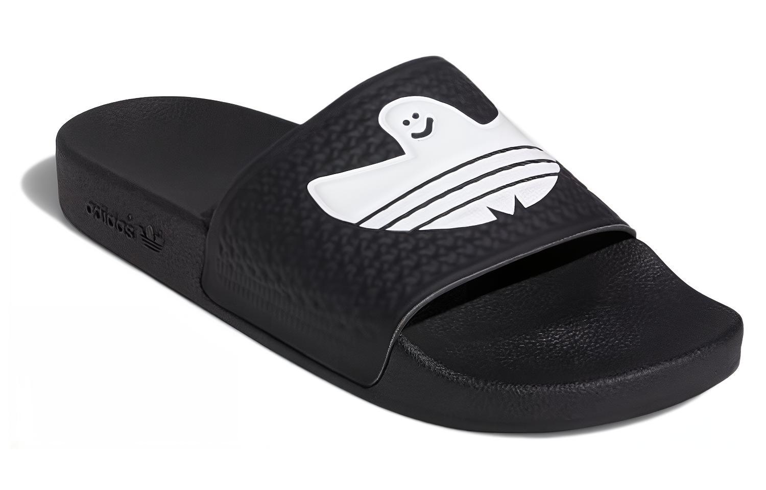 Lookbook adidas Shmoofoil 拖鞋 Mark Gonzales '黑白' FY6849