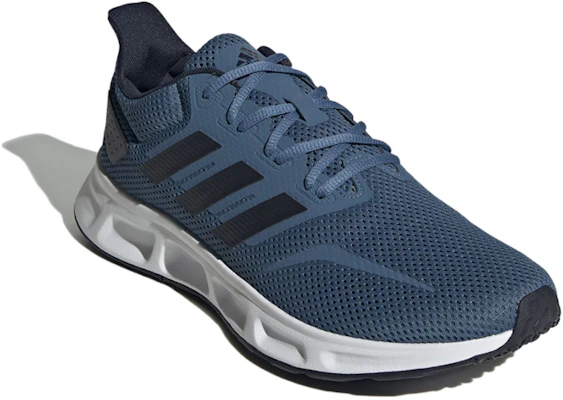 adidas Showtheway 2.0 舒適耐磨跑步鞋 藍色 男女同款 Lookbook adidas Showtheway 2.0 舒適耐磨跑步鞋 藍色 男女同款