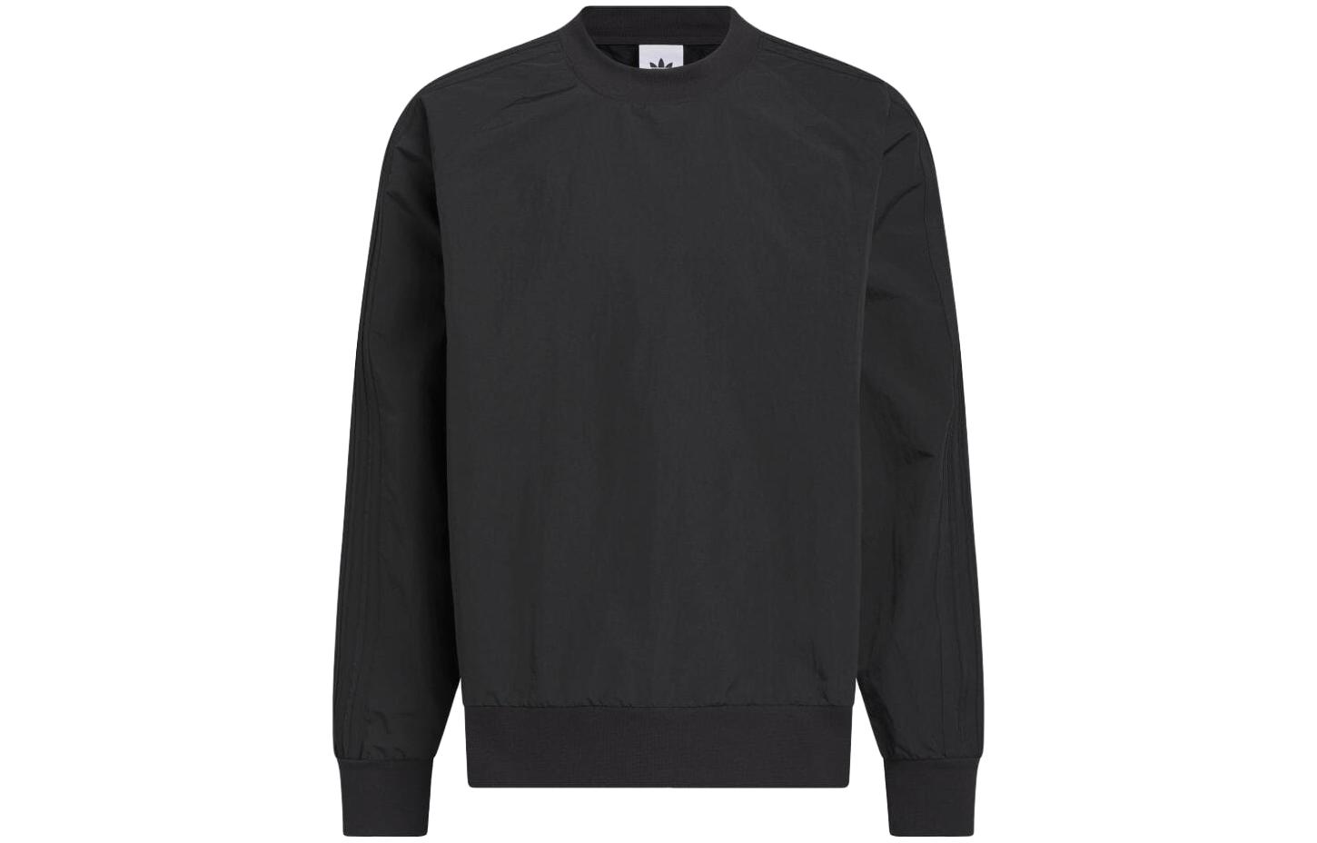 adidas Skateboarding Black Logo Print Pullover Crewneck Sweatshirt Unisex IJ0990-JAPAN