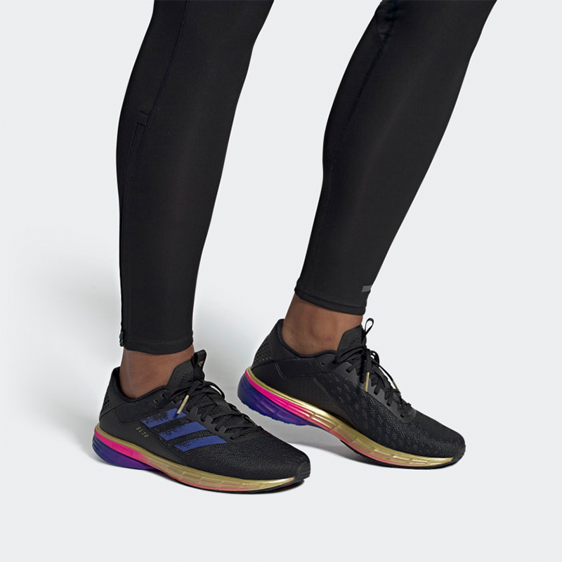 Sizing 아디다스 SL20 블랙 로얄 블루 골드 FX0283
