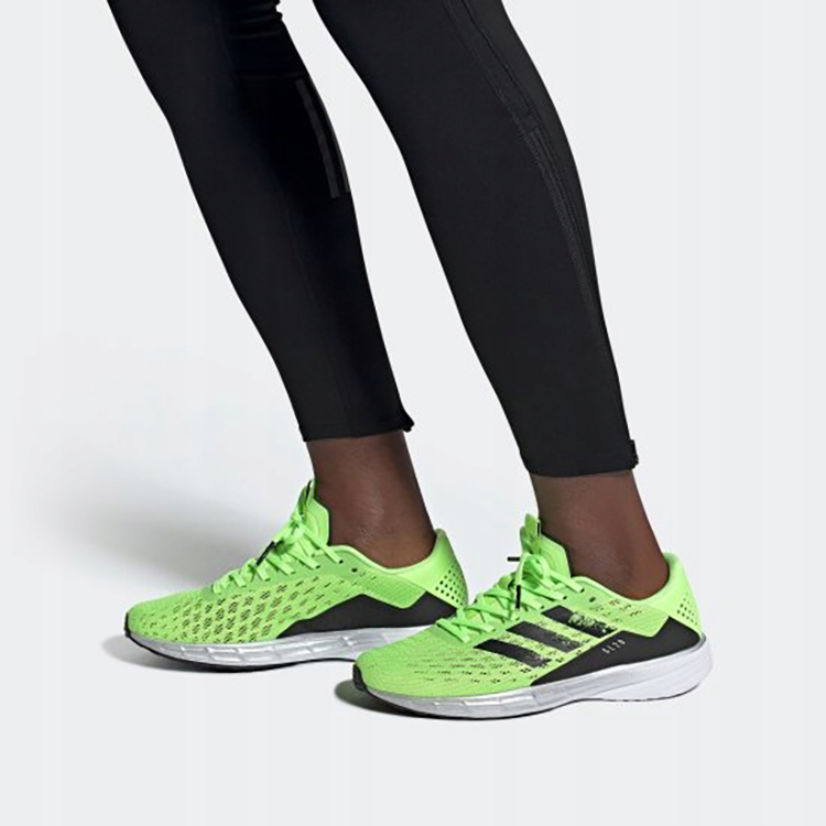 Sizing 阿迪达斯原版 Adizero 跑步鞋 '太阳黄' EG1154