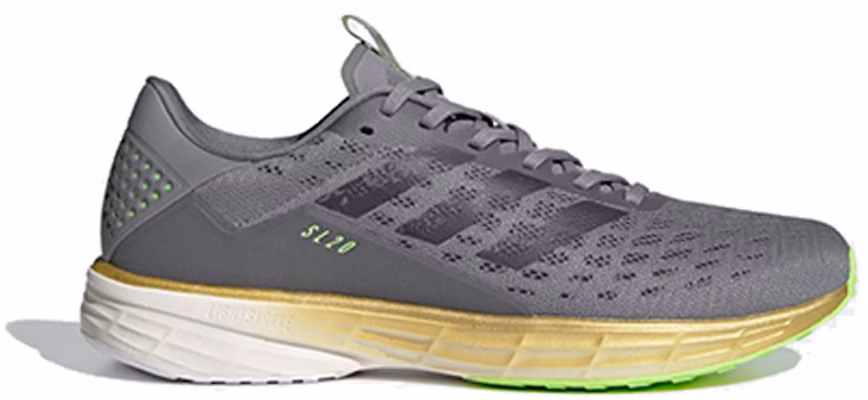 adidas Sl20 低筒 跑步鞋 男款 灰金 Order adidas Sl20 低筒 跑步鞋 男款 灰金