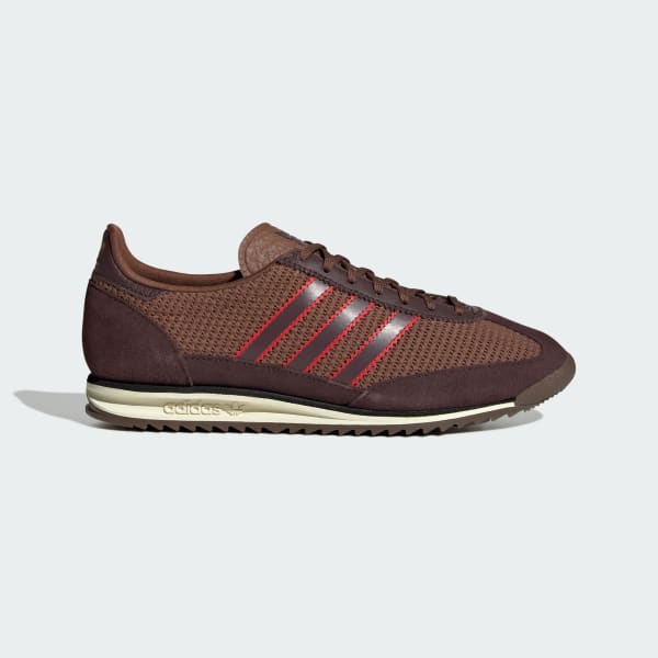 (Women) Adidas SL 72 OG Sneakers Preloved Brown/Shadow Brown/Collegiate Red JI0191