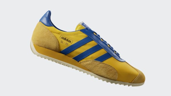 Lookbook Adidas SL 72 PT Bold Gold/Bright Royal/Biru Royal Sneakers JR3638
