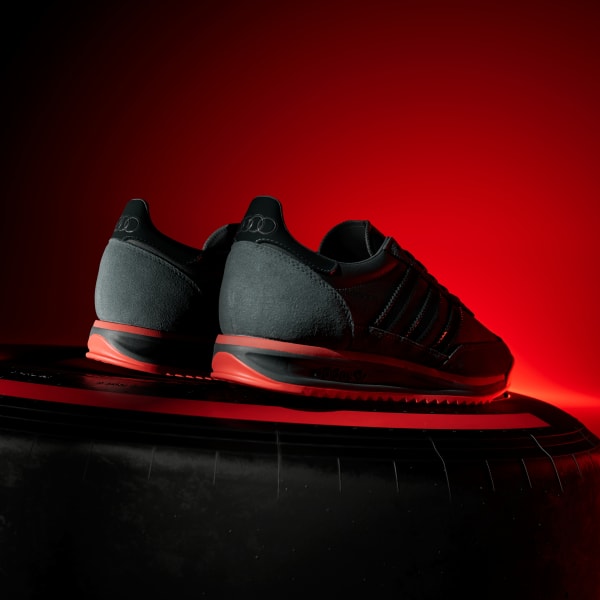 Details for adidas SL 72 RS Audi Utility Black/Hi-Res Red Sneakers Hitam Merah KJ1203