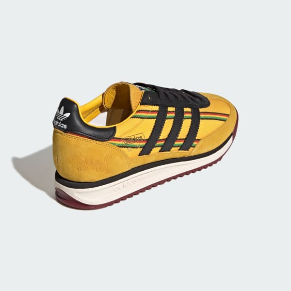 Details for 아디다스 SL 72 RS JFF x 밥 말리 스니커즈 옐로/블랙/그린 KI8575