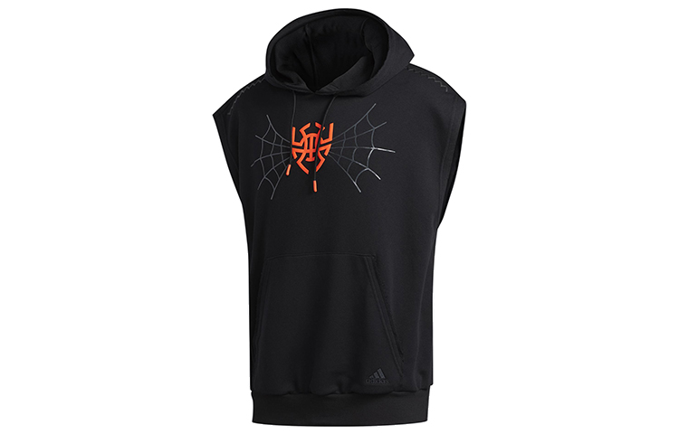 adidas Sleeveless Printed Hoodie Black Gift Edition FR5748