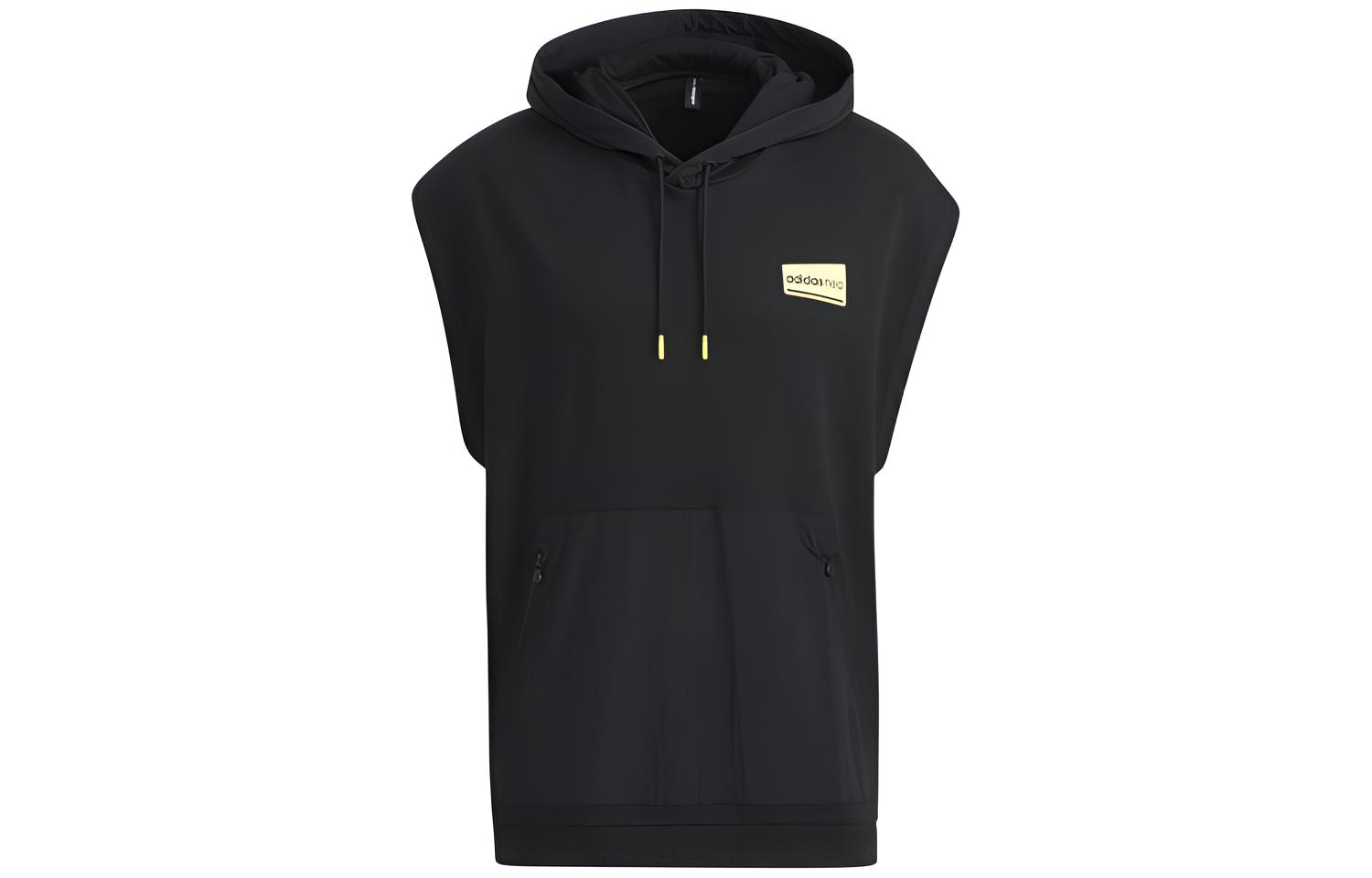 adidas Sleeveless Sports Hoodie Black HA2912