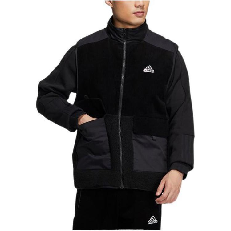 adidas Sleeveless Zip-Up Utility Jacket Black HG1844