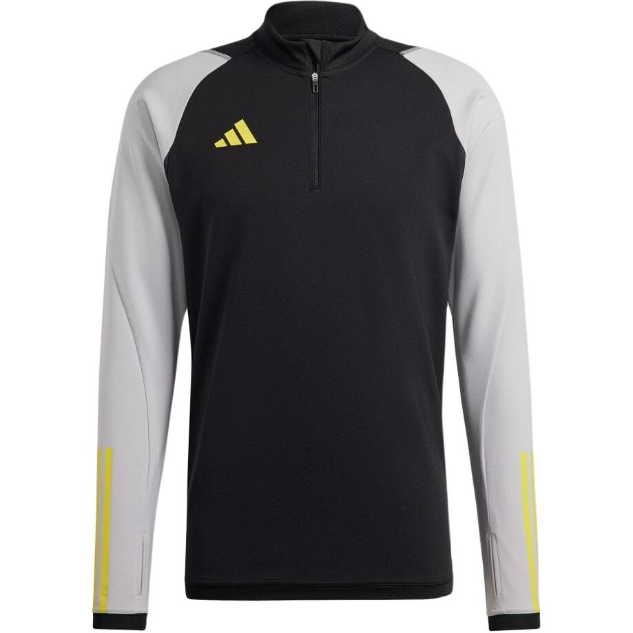 adidas Slim-Fit Colorblock Crewneck Jacket - Black HU1307
