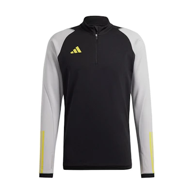 adidas Slim-Fit Colorblock Crewneck Jacket - Black HU1307