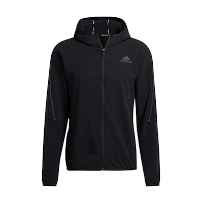 adidas Slim Fit Climacool Hooded Jacket Black GT8262