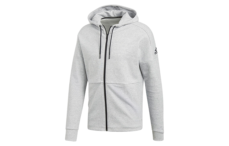 adidas Slim Fit Knit Jacket Grey CG2088