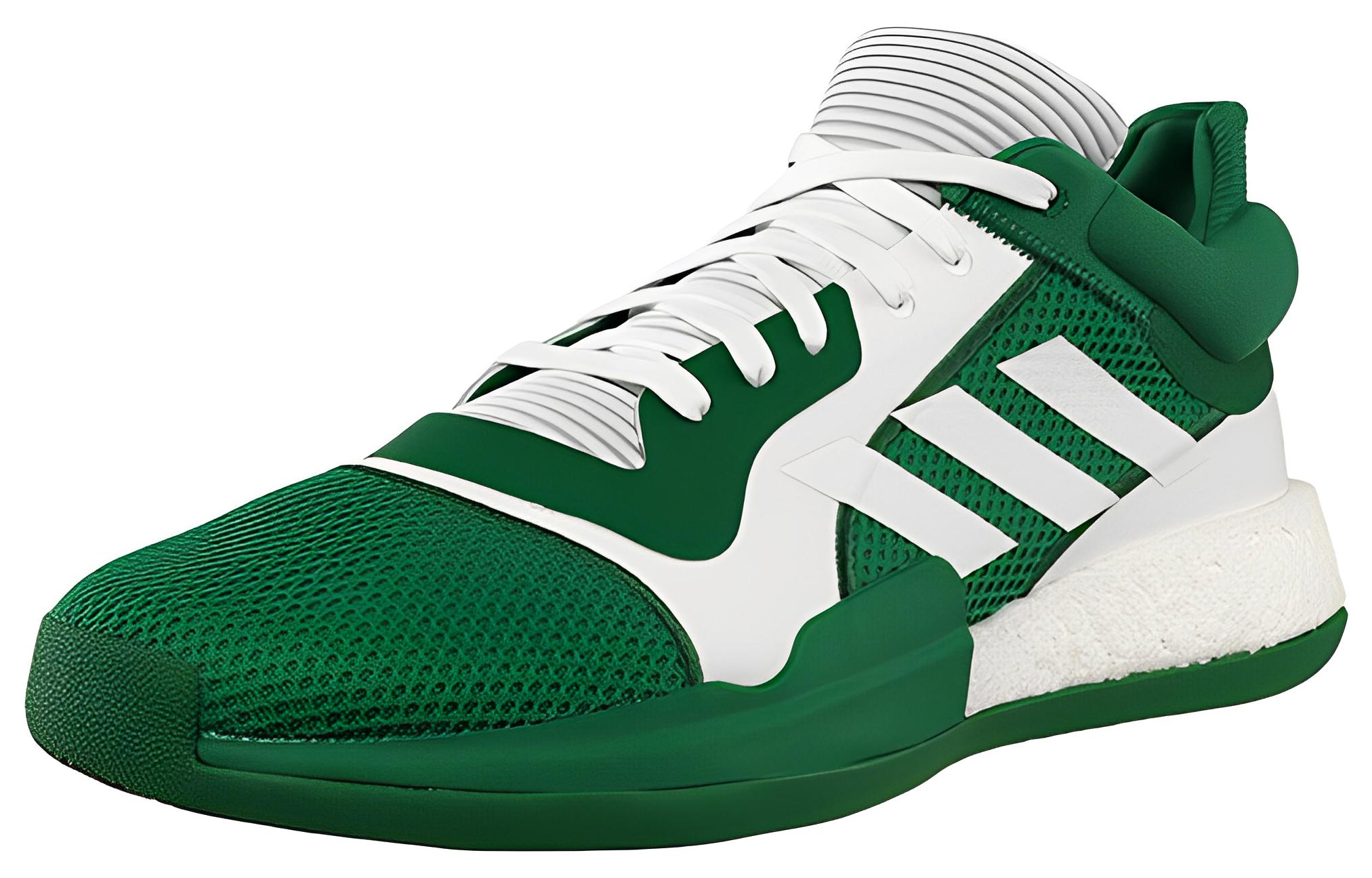 Lookbook adidas Sm Marquee Boost Low Team 防滑耐磨 低筒 實戰籃球鞋 白綠