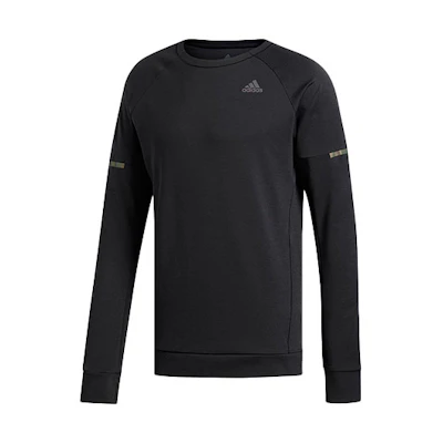 adidas SN RUN CRU Black Pullover Running Sweatshirt DN2484