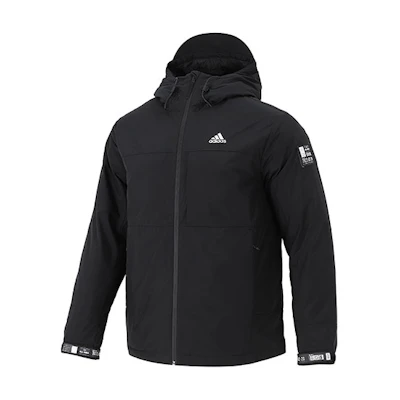 adidas SNW Down Jacket Black Winter Warm Hooded Puffer Coat. H13869