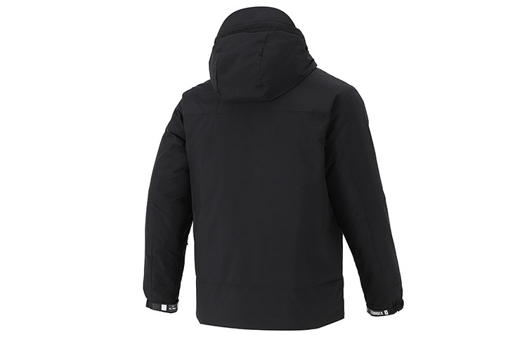 Lookbook adidas SNW Down Jacket Black Winter Warm Hooded Puffer Coat. H13869
