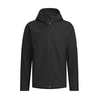 adidas Softshell Lightweight Hooded Jacket Unisex Black JM9104