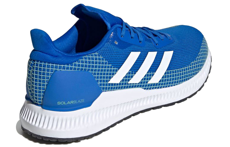 Shop adidas Solar Blaze ''Ademend Low-Top Blauwe Hardloopschoen'' EH2606