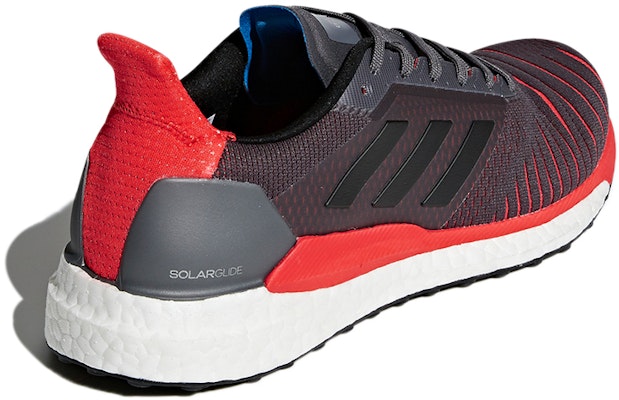 adidas Solar Glide 'Grey Hi-Res Red' CQ3176 Shop adidas Solar Glide 'Grey Hi-Res Red' CQ3176