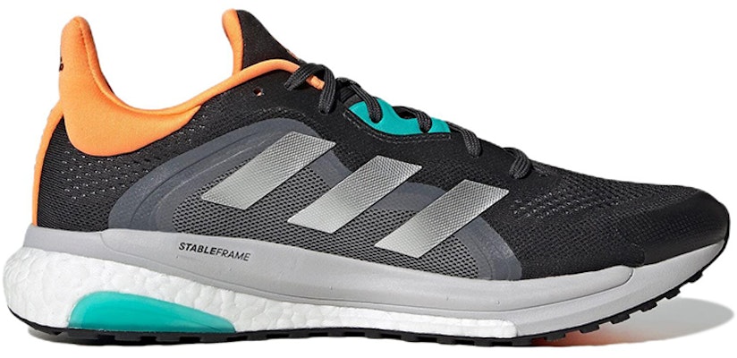 adidas SolarGlide 4 ST 'Carbon Silver Metallic' Lelaki Kasut Lari GX3057 Order adidas SolarGlide 4 ST 'Carbon Silver Metallic' Lelaki Kasut Lari GX3057