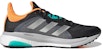 adidas SolarGlide 4 ST 'Carbon Silver Metallic' Lelaki Kasut Lari GX3057