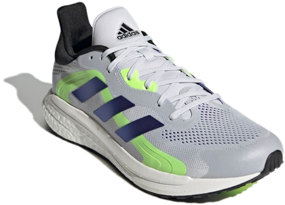 阿迪达斯 SolarGlide 4 ST '灰色电光蓝'跑鞋 S42739 Lookbook 阿迪达斯 SolarGlide 4 ST '灰色电光蓝'跑鞋 S42739