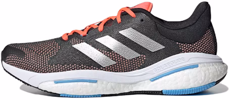 adidas SolarGlide 5 'Carbon Silver Metallic Turbo' H01162 adidas SolarGlide 5 'Carbon Silver Metallic Turbo' H01162