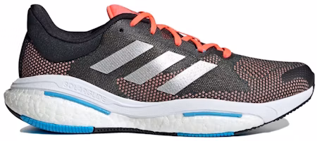 adidas SolarGlide 5 'Carbon Silver Metallic Turbo' H01162 adidas SolarGlide 5 'Carbon Silver Metallic Turbo' H01162