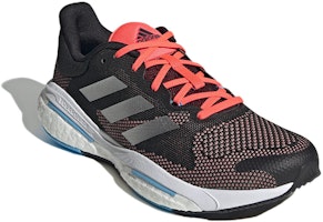 adidas SolarGlide 5 'Karbon Perak Metalik Turbo' H01162 Lookbook adidas SolarGlide 5 'Karbon Perak Metalik Turbo' H01162