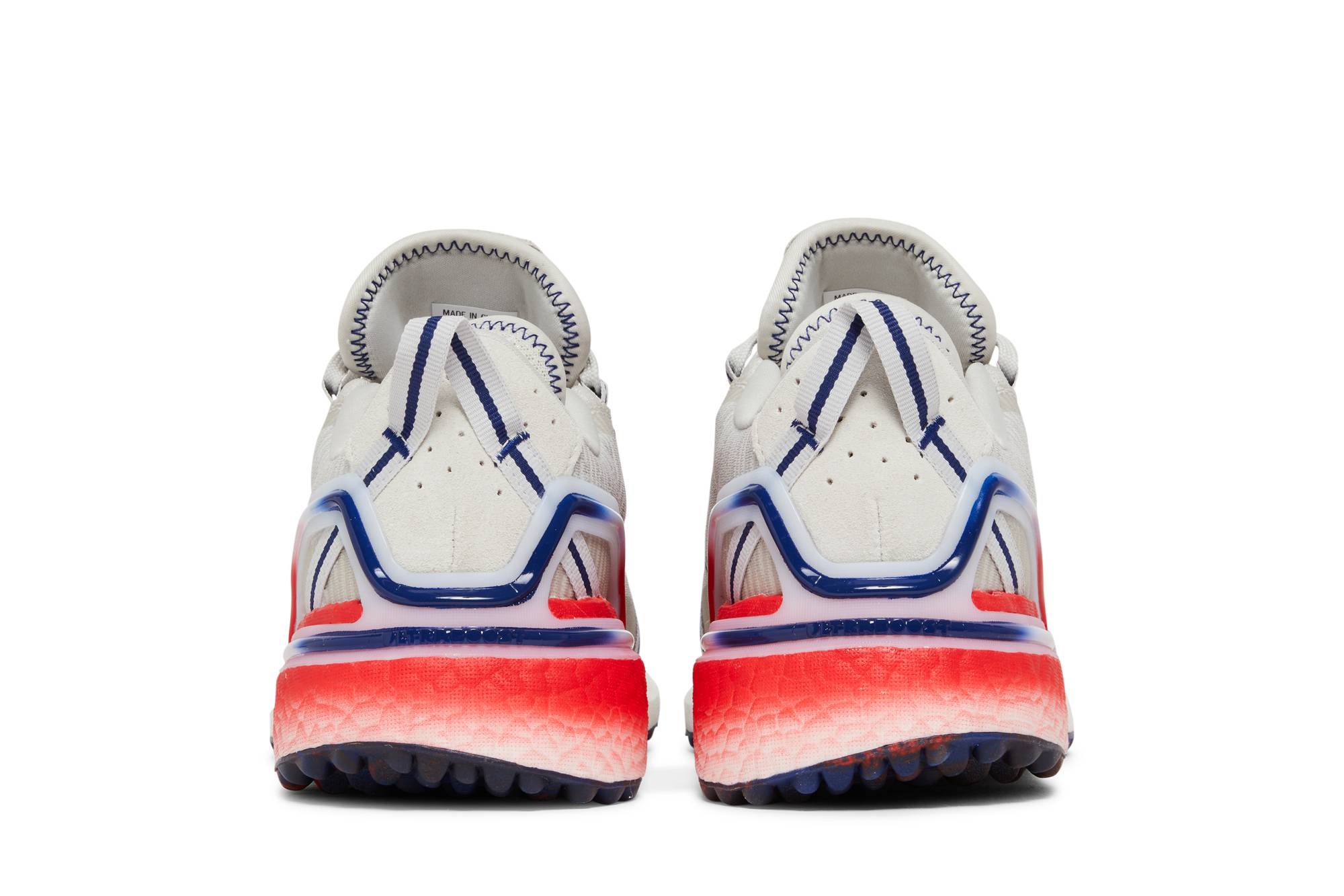 Details for adidas Solarthon Primegreen Spikeless Golf 'Gris y Rojo Vivid' GW3445