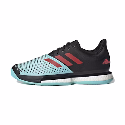 adidas SoleCourt 'Black Pulse Aqua'