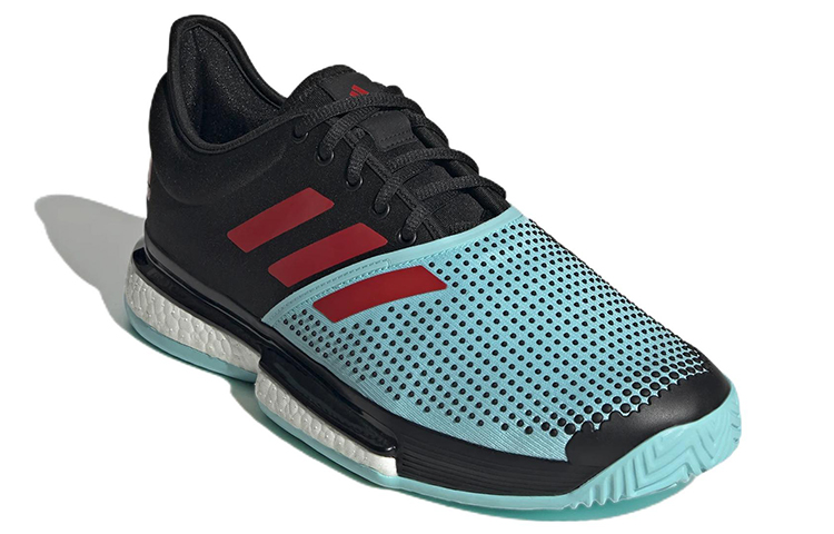 Lookbook adidas SoleCourt ''Schwarz Pulse Aqua'' GX9066