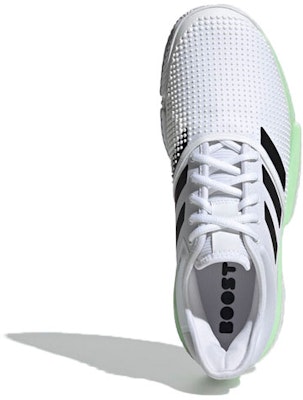 adidas SoleCourt 'Putih Hijau Bersinar' EF2068 Shop adidas SoleCourt 'Putih Hijau Bersinar' EF2068